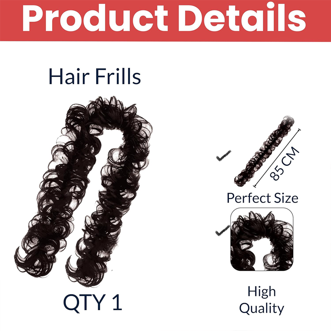 Messy Hair Bun Extension for Women & Girls | Synthetic Scrunchie Bun Hair Piece | Soft & Natural Look | Black | 1 Pc – SHOPVORA - Image 2