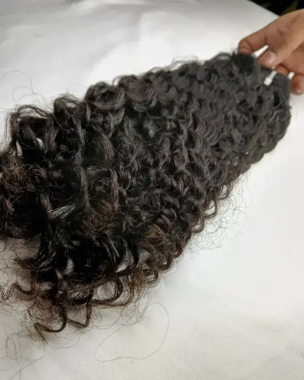 Shopvora Weft curly hair extensions
