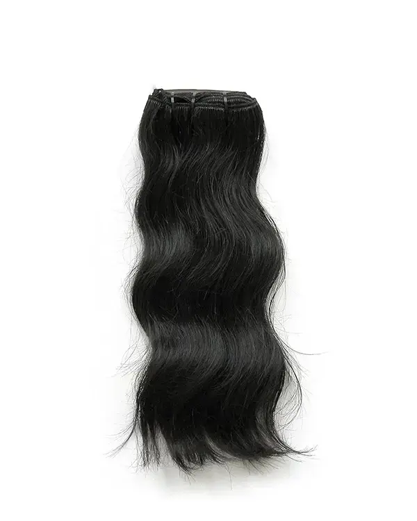 Weft Single Drawn Straight Human Hair Extensions